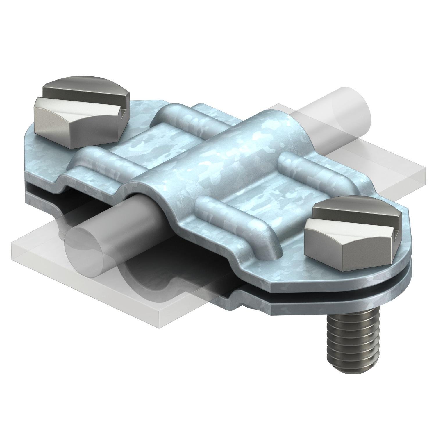 Елемент відділення OBO bettermann прут ø 8-10 мм для плоского провідника 30 мм оцинкована сталь (5336309)