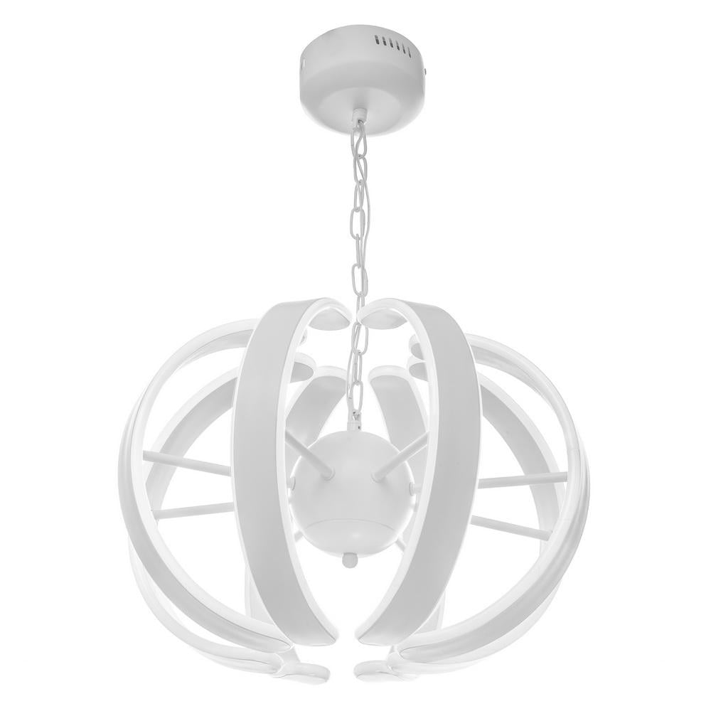 Люстра подвесная Brille BL-539S/192 W LED WH светодиодная для спальни