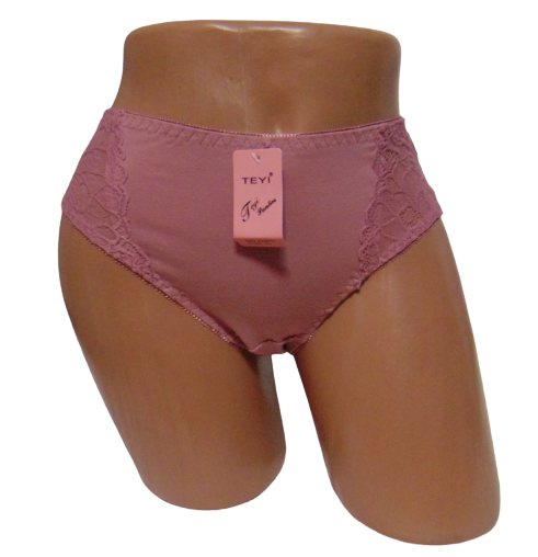 Женские трусики хлопковые Teyi 20003 XL Пудровый (1799532253)