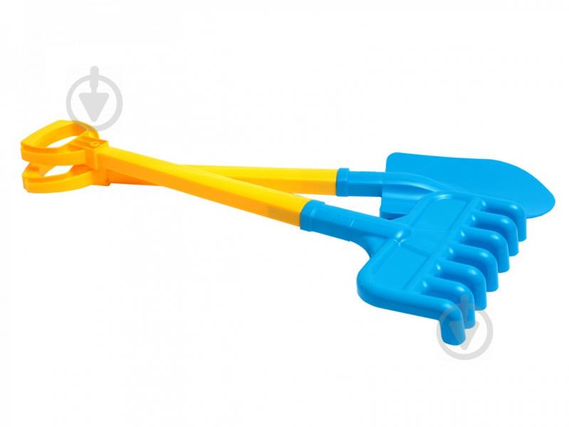 Набор Лопата + Грабли Технок Синий (2391)