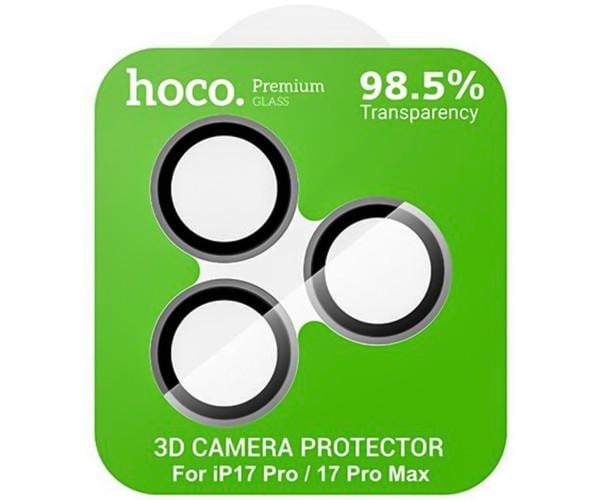 Стекло на камеру Hoco V14 Ultra HD Metal Lens для iPhone 17 Pro/17 Pro Max Стальной