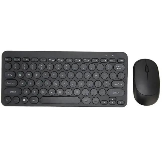 Набор беспроводной клавиатура/мышь Wireless 902 8887 Black (020733) - фото 1