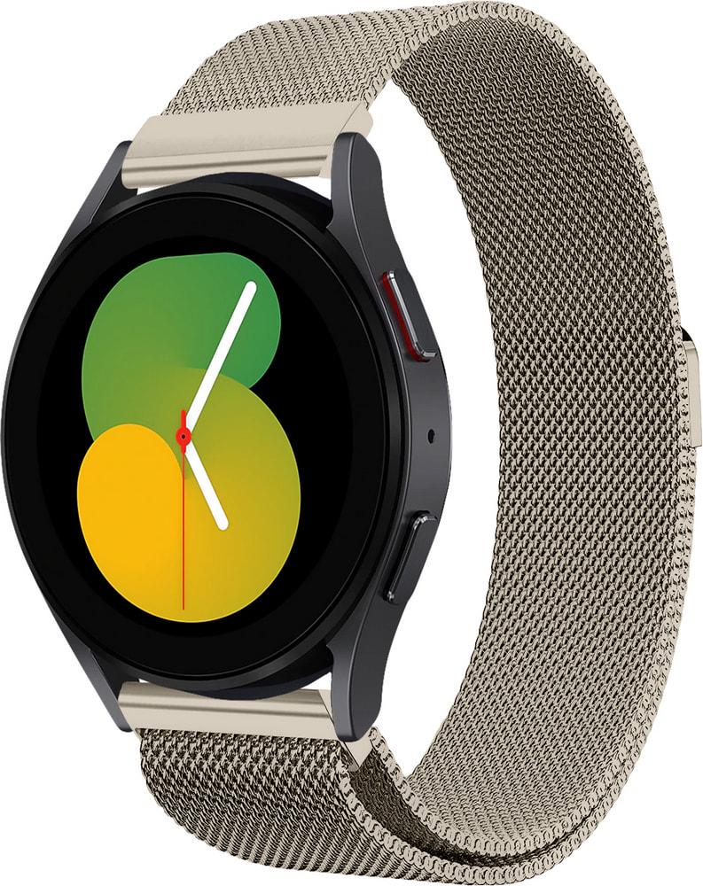 Ремешок Миланская петля Milano для Galaxy Watch 5 40 мм Brushed Gold (29180-16)