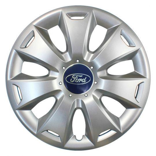 Автомобильные колпаки SKS 335 R15 с логотипом Ford 4 шт. Серебристый