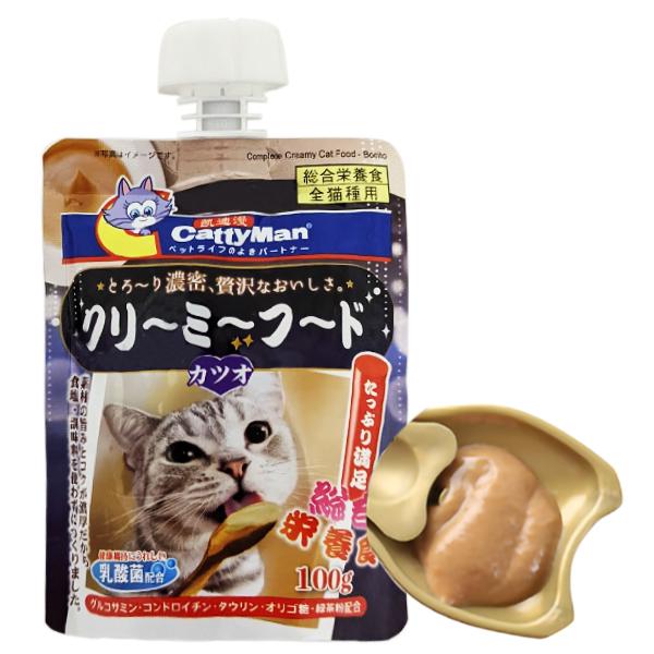 Корм жидкий для котов CattyMan Complete Creamy Food Bonito крем-суп с макрелью (Z1599)