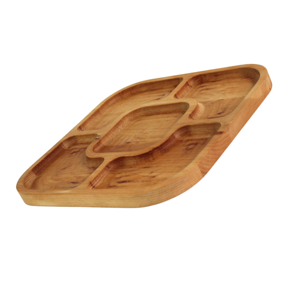 Менажница Brizoll QUADRO 25 см 5 секций