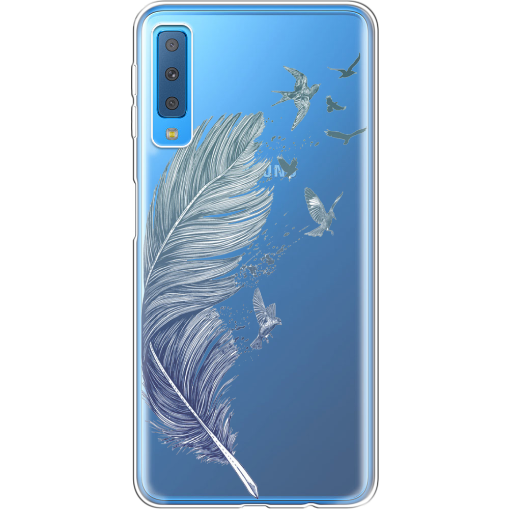 Чохол Boxface Samsung A750 Galaxy A7 2018 Feather Прозорий силікон (35481-cc38-35481)