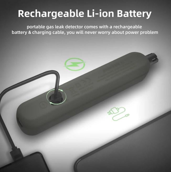 Детектор витоку газу BSIDE природний CO2 легкозаймистий спирт/аналізатор метану/тестер PPM LEL (2080364850) - фото 10