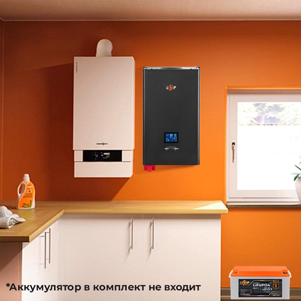 Джерело безперебійного живлення LogicPower LPE-5000VA+ з правильною синусоїдою швидка зарядка 24V 3500 Вт 1-60A (22802253) - фото 7