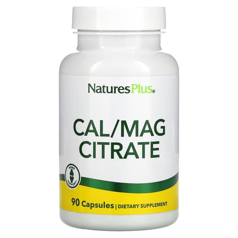 Цитрат кальцію і магнію Nature's Plus Cal/Mag Citrate 90 капсул