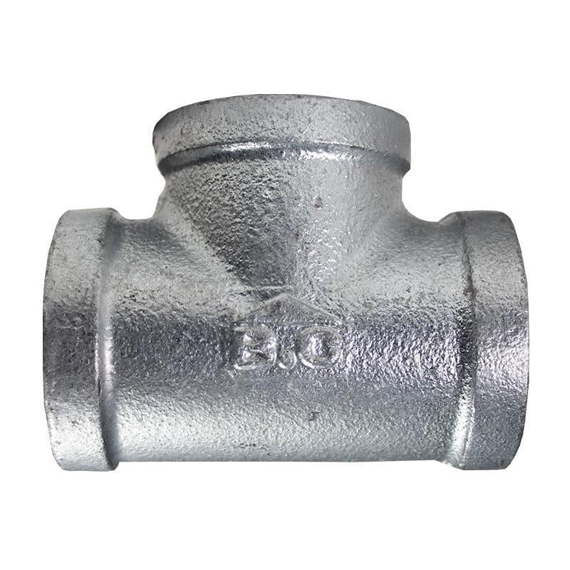 Тройник чугунный B.C BBB 2" оцинкованный (TU-21628)