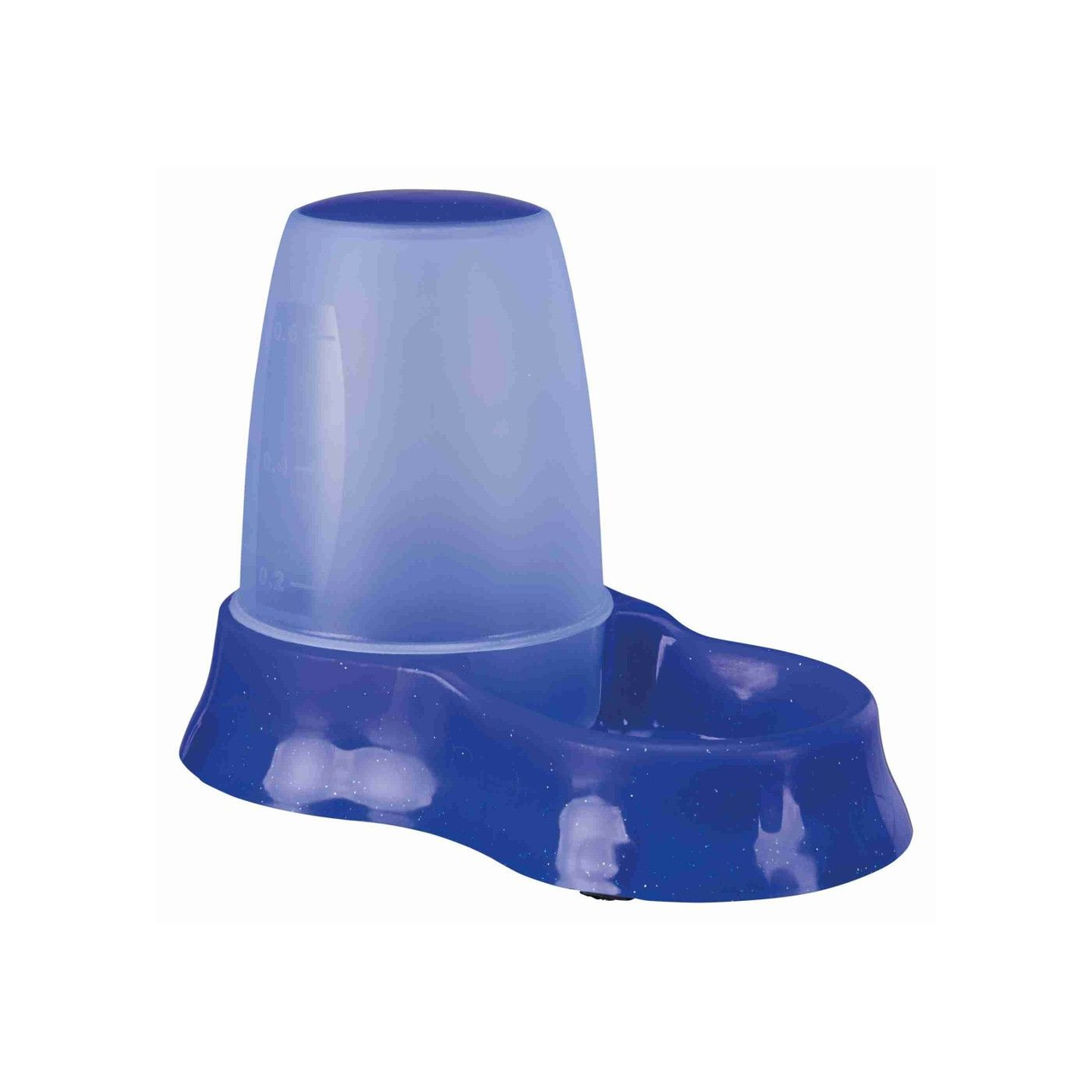 Миска Trixie с дозатором универсальная пластиковая 600 мл Синий (4011905247618)