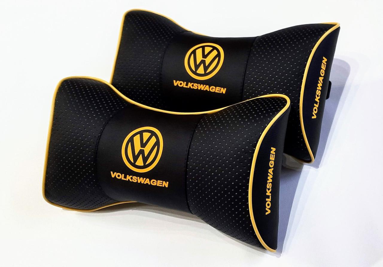 Подушка на подголовник авто Volkswagen 2 шт. (00930) Подушка на подголовник авто Volkswagen 2 шт. (00930)