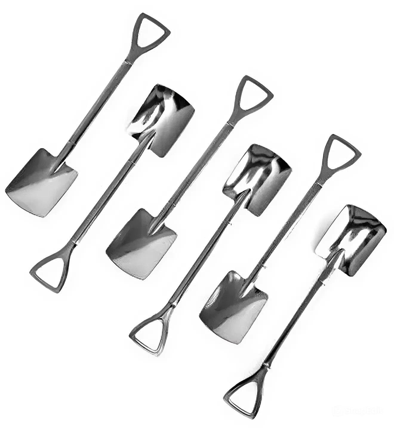 Ложки чайные Stenson Лопатка из нержавеющей стали 6 шт. (30357)