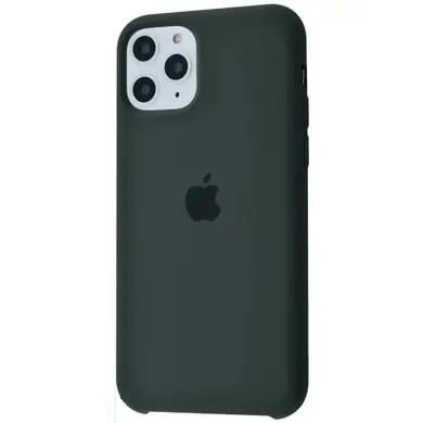 Оригінальний силіконовий чохол на Apple Iphone 11 Pro Dark Olive