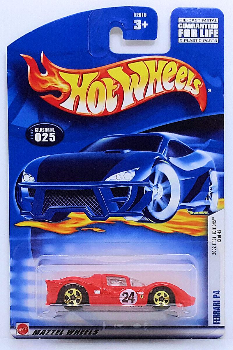 Игрушечная машинка Hot Wheels Ferrari P4 2002 First Editions №025 (52915) Игрушечная машинка Hot Wheels Ferrari P4 2002 First Editions №025 (52915)