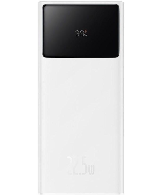 Внешний аккумулятор, павербанк Baseus Star Lord Display 22.5W 20000 mAh White (PPXJ060002)