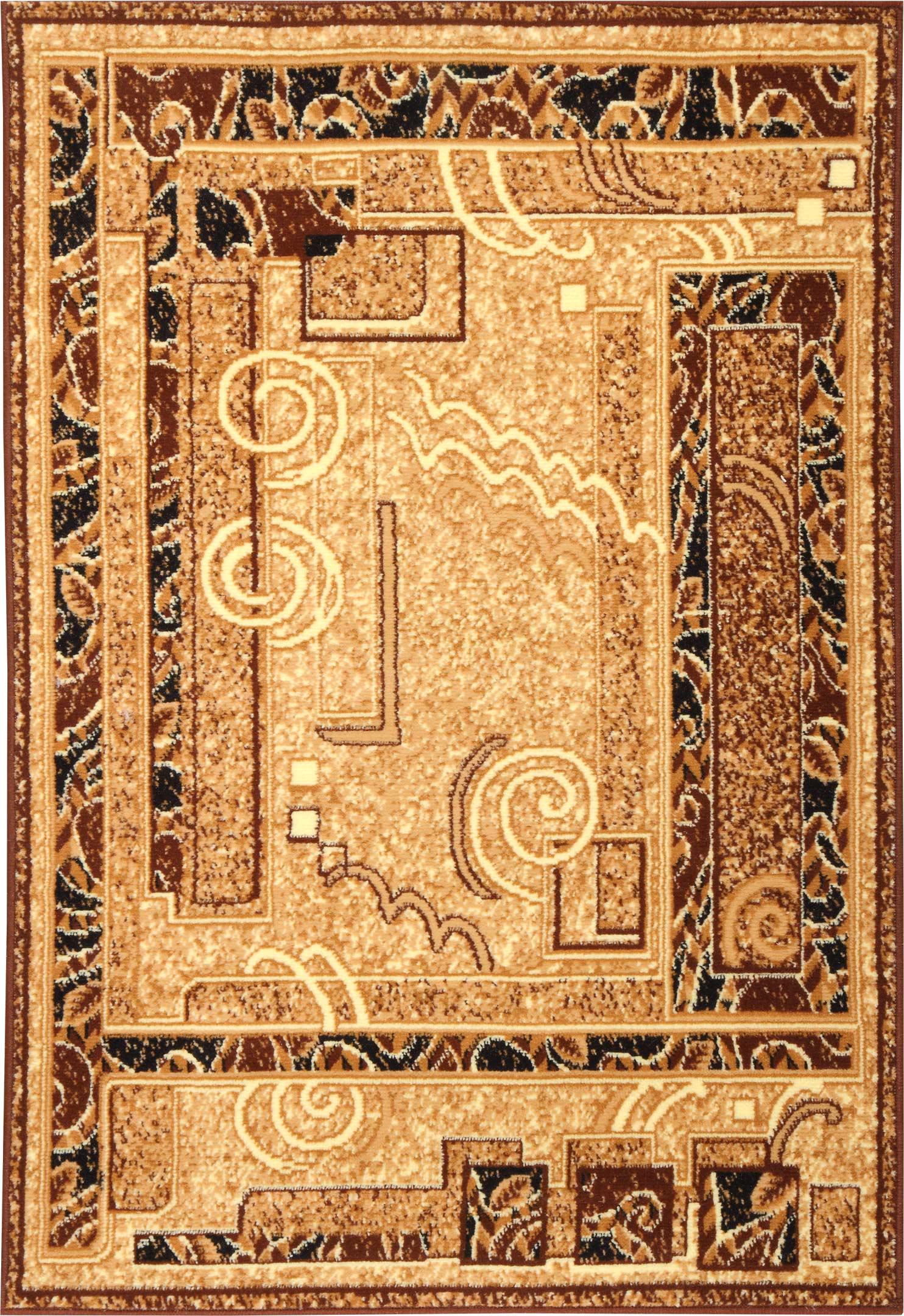 Ковер Karat Gold 187/12 1x1,5 м прямоугольный Коричневый/Бежевый (00-00000306)