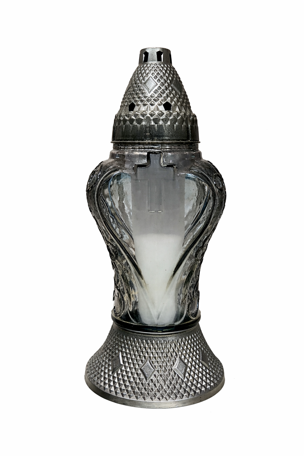 Лампадка стеклянная P69 с крышкой 28 см Серебряный (P69-S-28) Лампадка стеклянная P69 с крышкой 28 см Серебряный (P69-S-28)