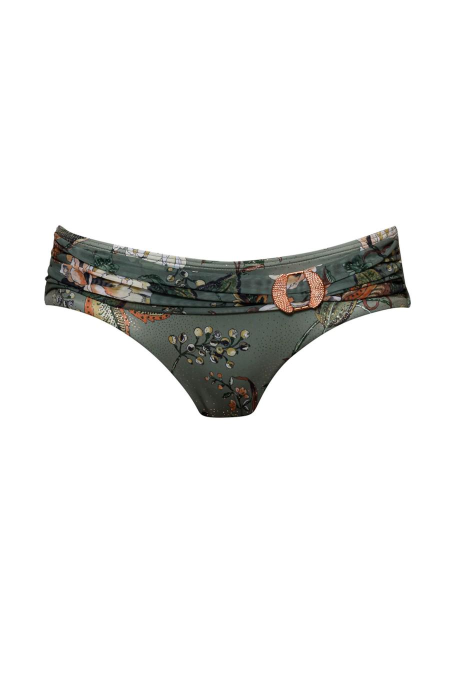 Плавки слип Marc&Andre р. 4/L Оливковый/Золотой/Мульти (72230) - фото 2