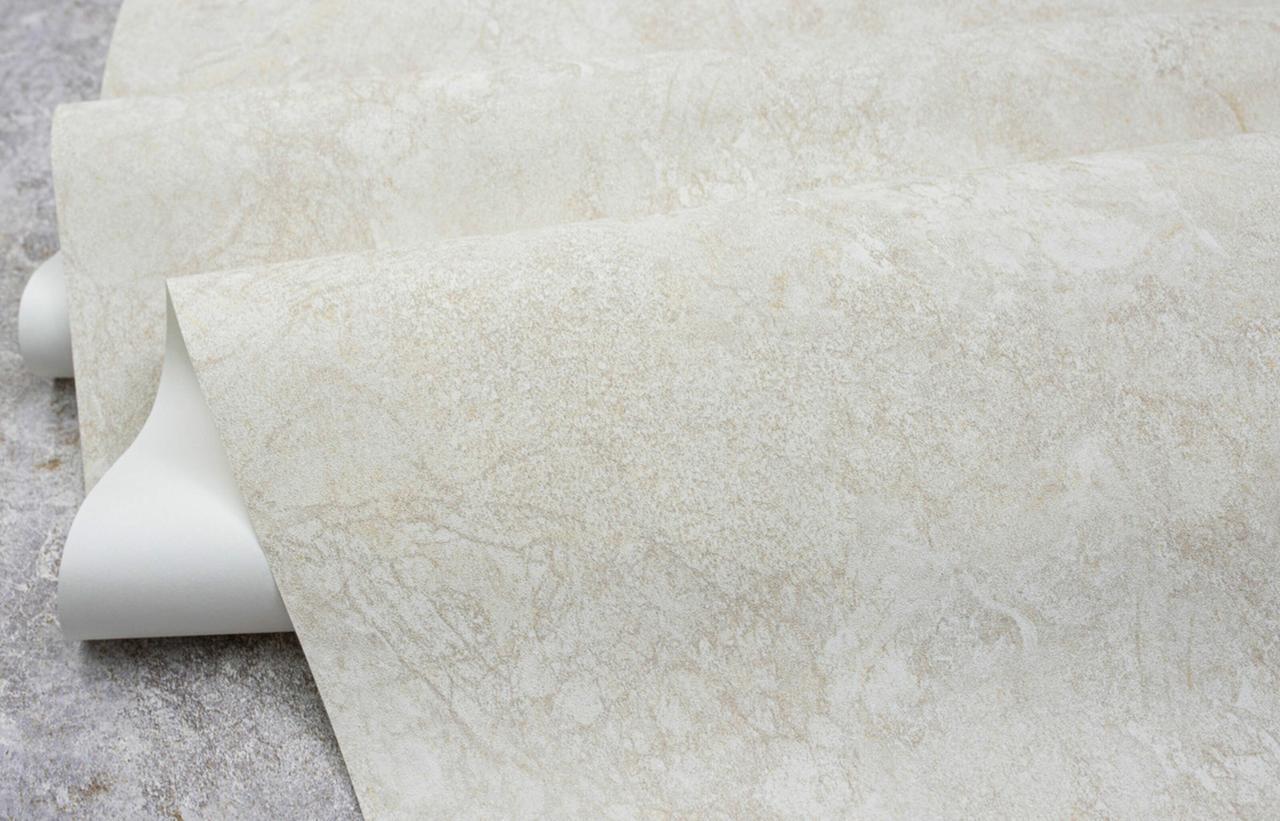 Шпалери флізелінові SINTRA Travertino Volume UNI 526101 фон вініл гарячого тиснення 1,06х10,05 м Бежевий