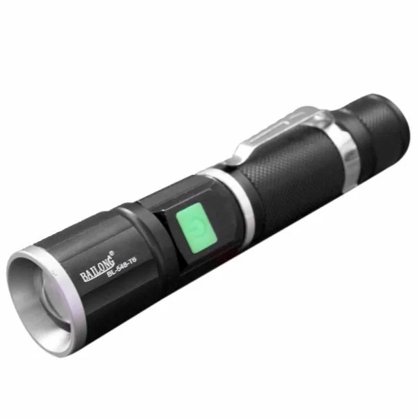 Ліхтарик ручний Bailong BL 548/P50 USB Zoom