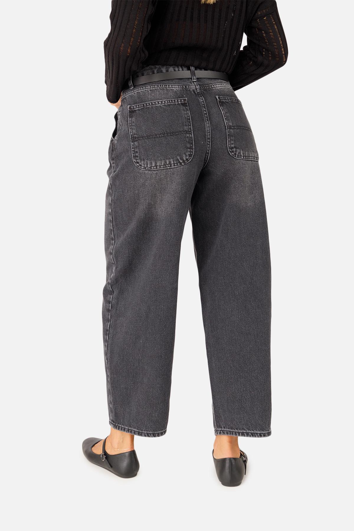 Джинси жіночі ЦБ-00257501 р. 42 Темно-сірий (SKT001013249) - фото 3