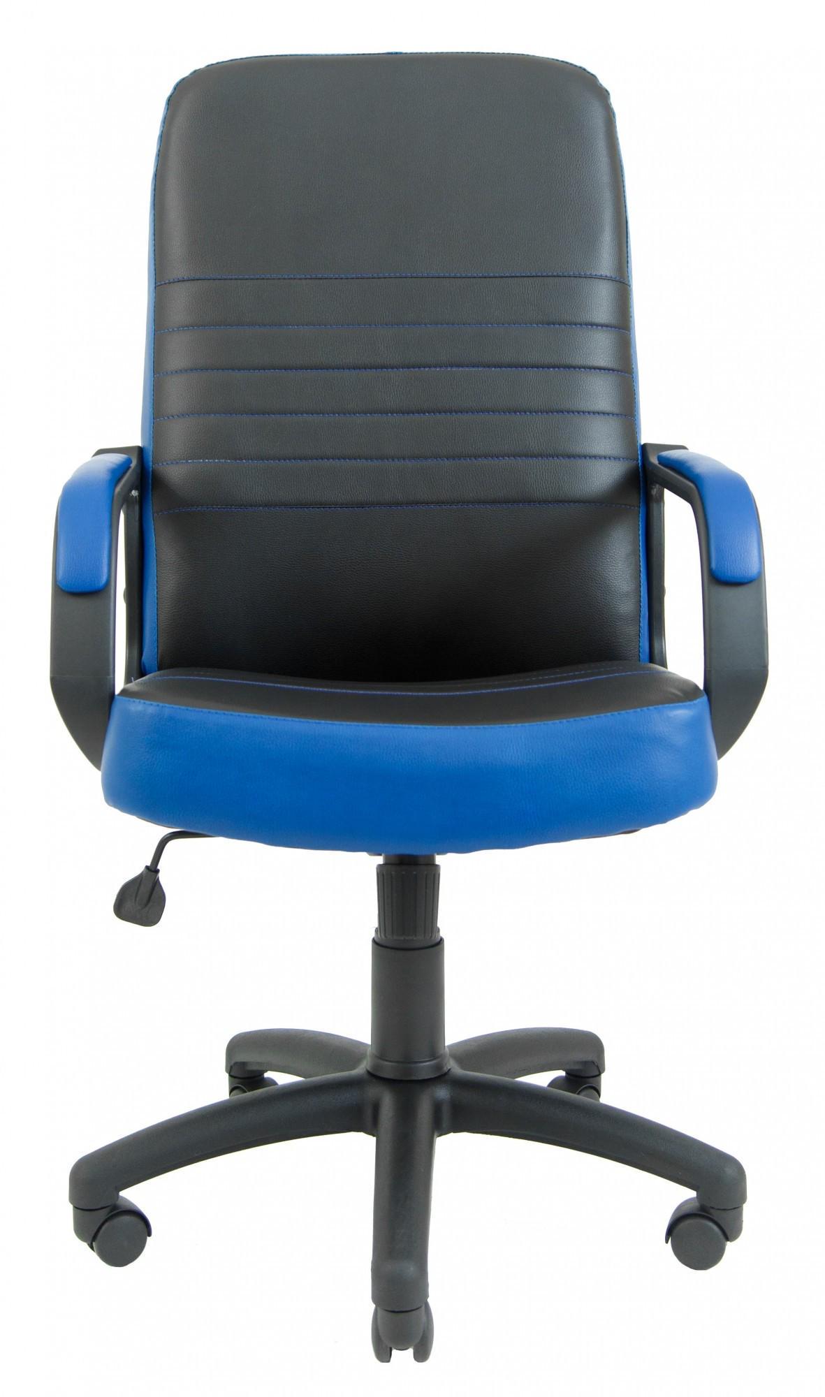 Кресло офисное компьютерное Prius Fly 2230/2227 ПлаStick Рич М2 AnyFix Черно-синий - фото 2