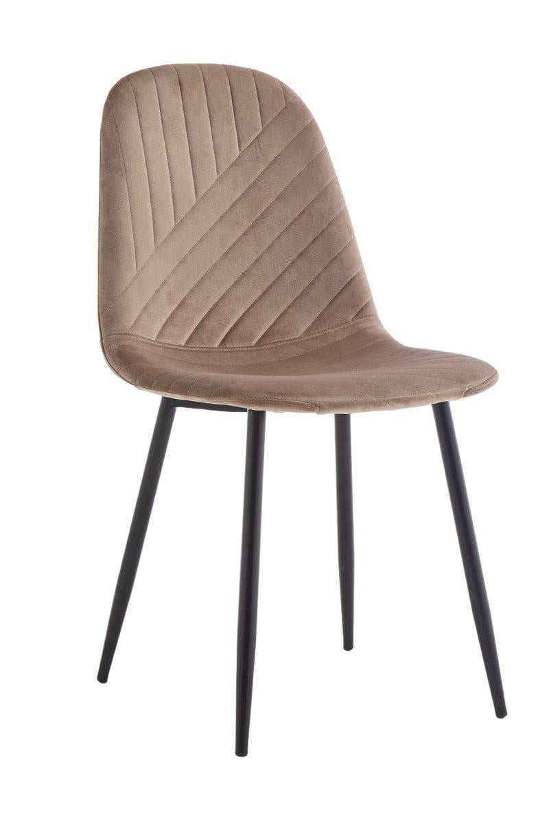 Кухонний стілець Мікс Меблі ЯРІС велюр Бежевий (27897730) - фото 1 Кухонний стілець Мікс Меблі ЯРІС велюр Бежевий (27897730) - фото 1