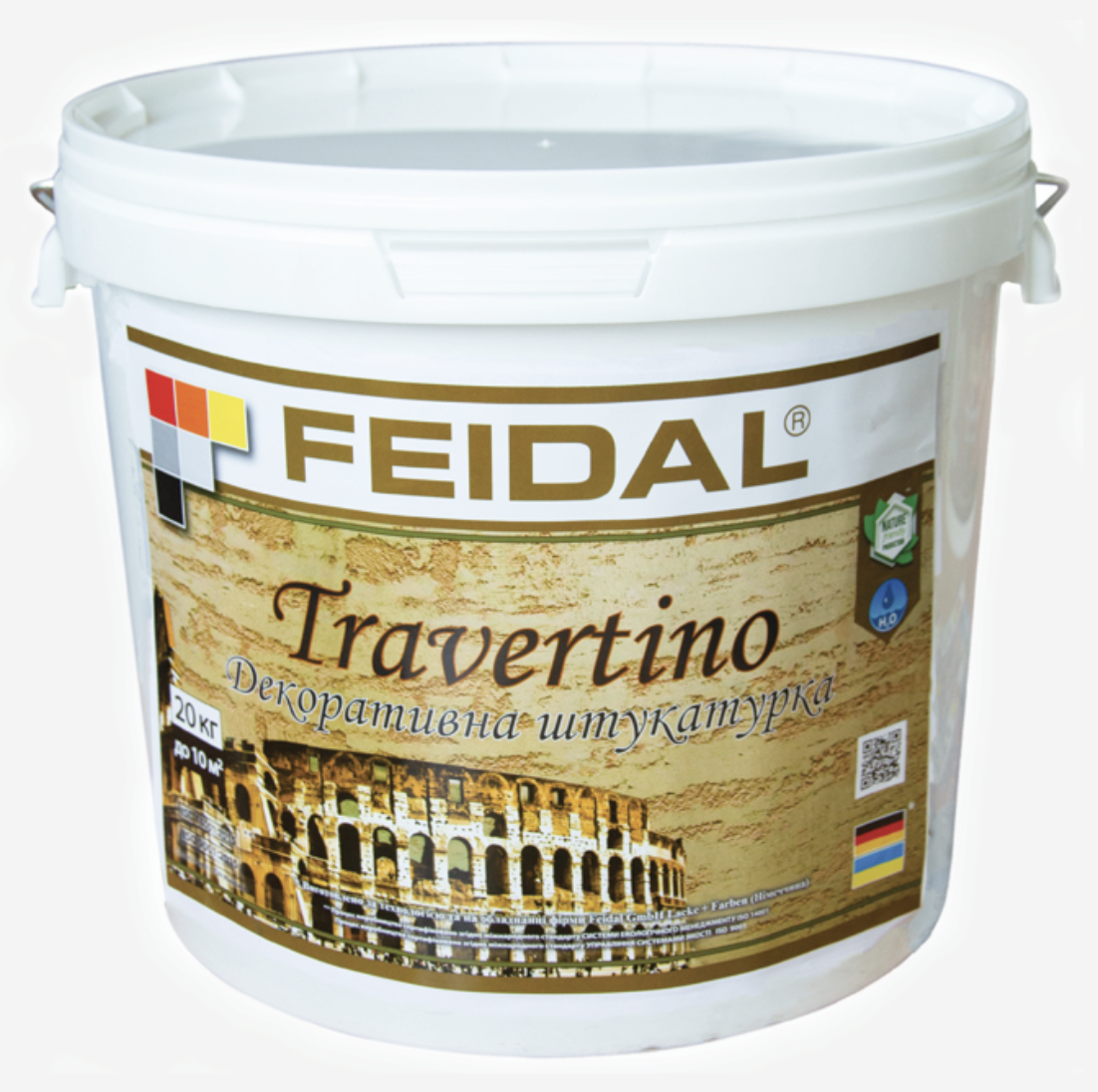 Декоративная штукатурка Feidal Travertino 20 кг (27582159)