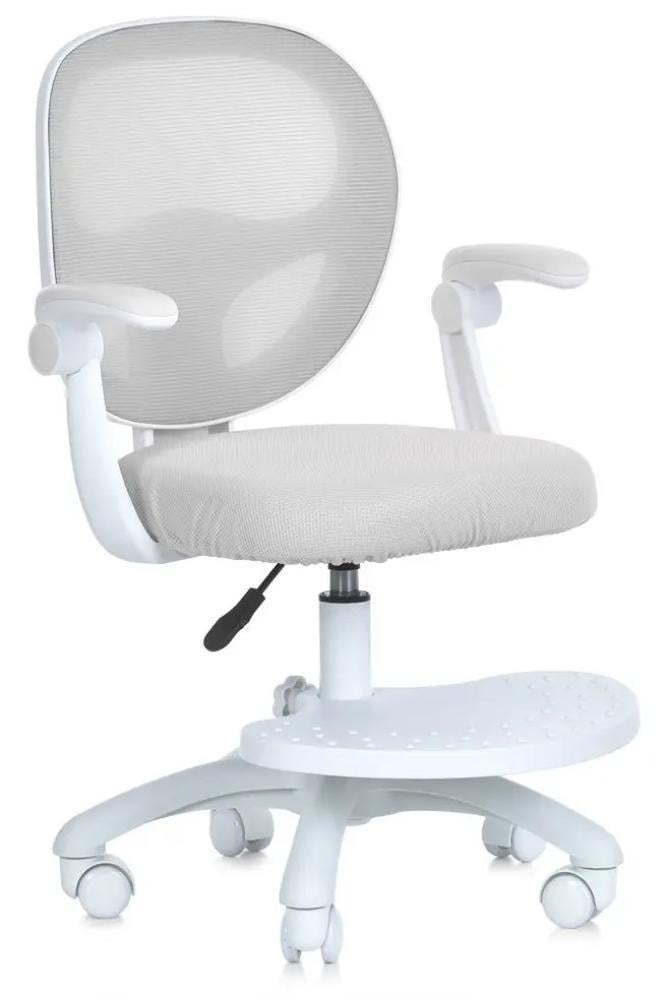 Стул компьютерный детский Bonro B-956 Бело-серый (42401086) Стул компьютерный детский Bonro B-956 Бело-серый (42401086)