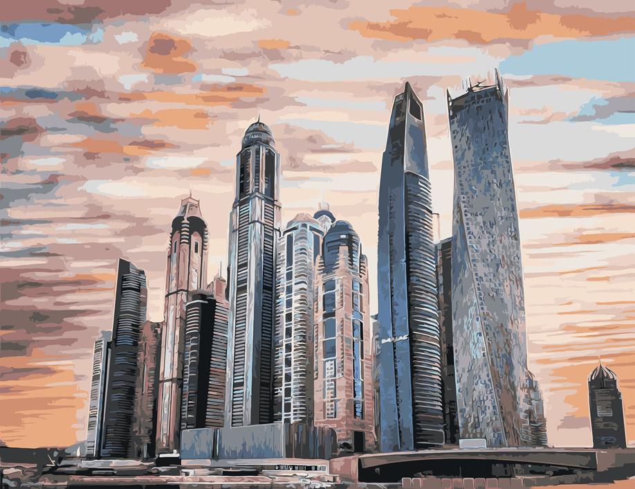Картина по номерам ArtStory Арабские Эмираты 50x65 см (AS1111)