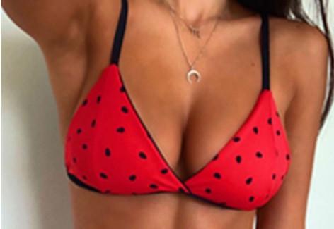 Купальник женский раздельный Арбуз S Красно-черный (210698) - фото 2 Купальник женский раздельный Арбуз S Красно-черный (210698) - фото 2