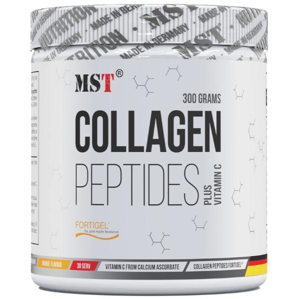 Хондропротектор для спорта MST Nutrition Collagen Peptides + Fortigel 300 г 30 порций Orange (000023658)