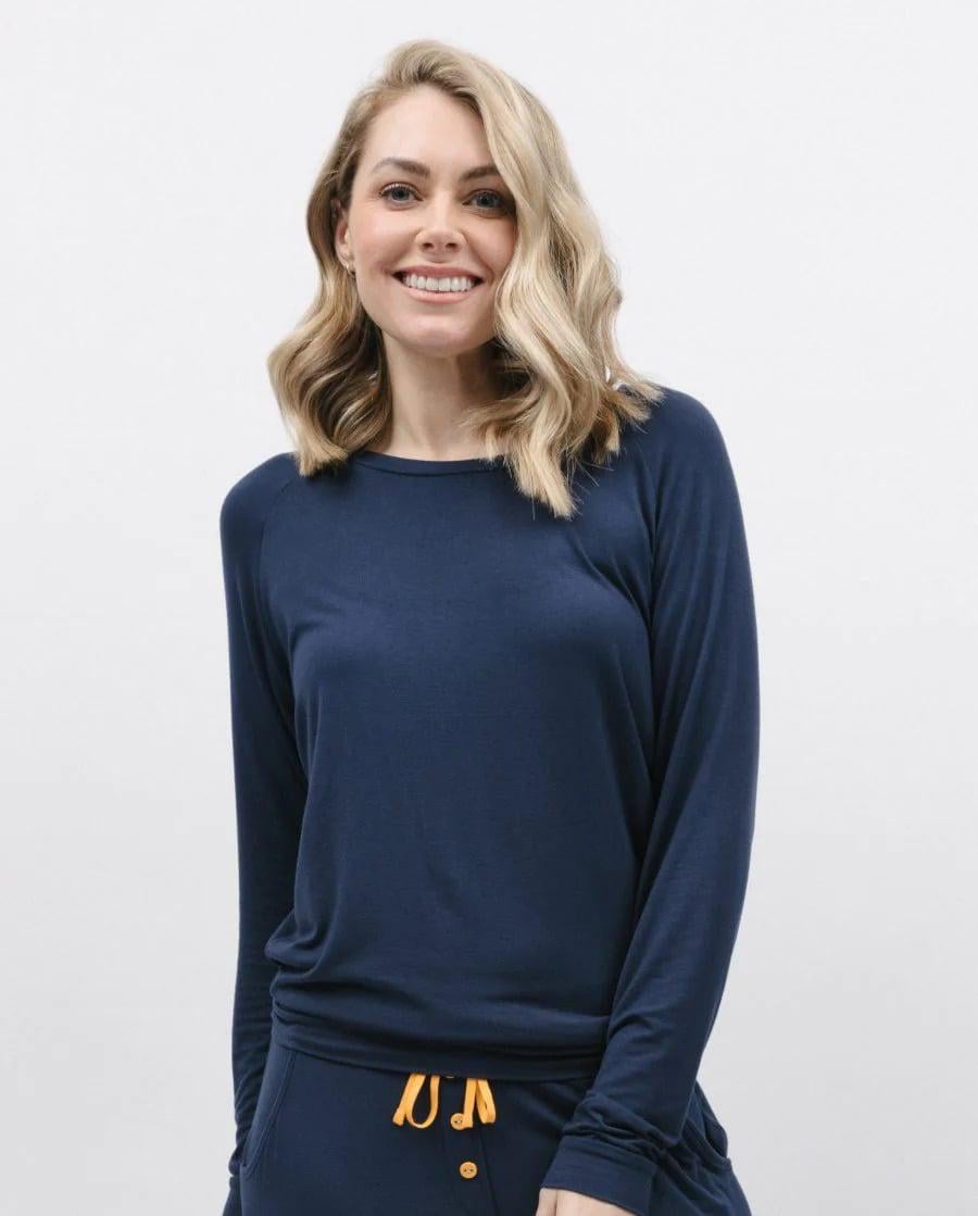 Лонгслив с длинным рукавом женский CYBERJAMMIES Bea 9807 22 4XL Синий (16366)