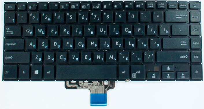 Клавіатура для ноутбука Asus F510QA (0KNB0-4626RU00) - фото 1 Клавіатура для ноутбука Asus F510QA (0KNB0-4626RU00) - фото 1