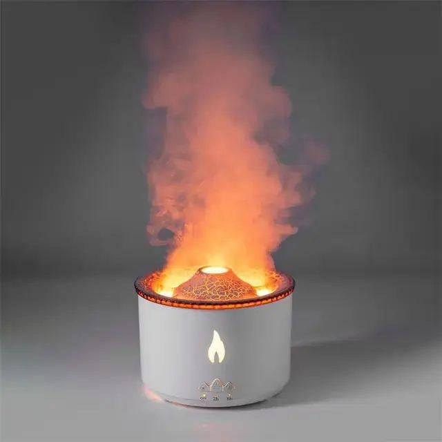 Зволожувач повітря Volcano Fire Flame 360 мл з пультом білий (31457735)