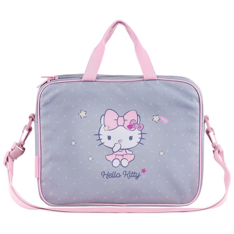 Шкільна сумка текстильна KITE Hello Kitty Сірий (HK25-589-1)