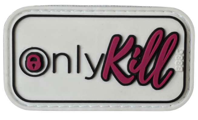 Патч ПВХ ONLYKILL Розовый (PATCH-0302)