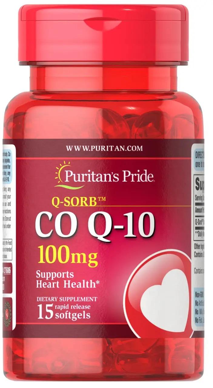 Коэнзим Puritan's Pride Q-Sorb Co Q-10 100 мг 15 Softgels Коэнзим Puritan's Pride Q-Sorb Co Q-10 100 мг 15 Softgels