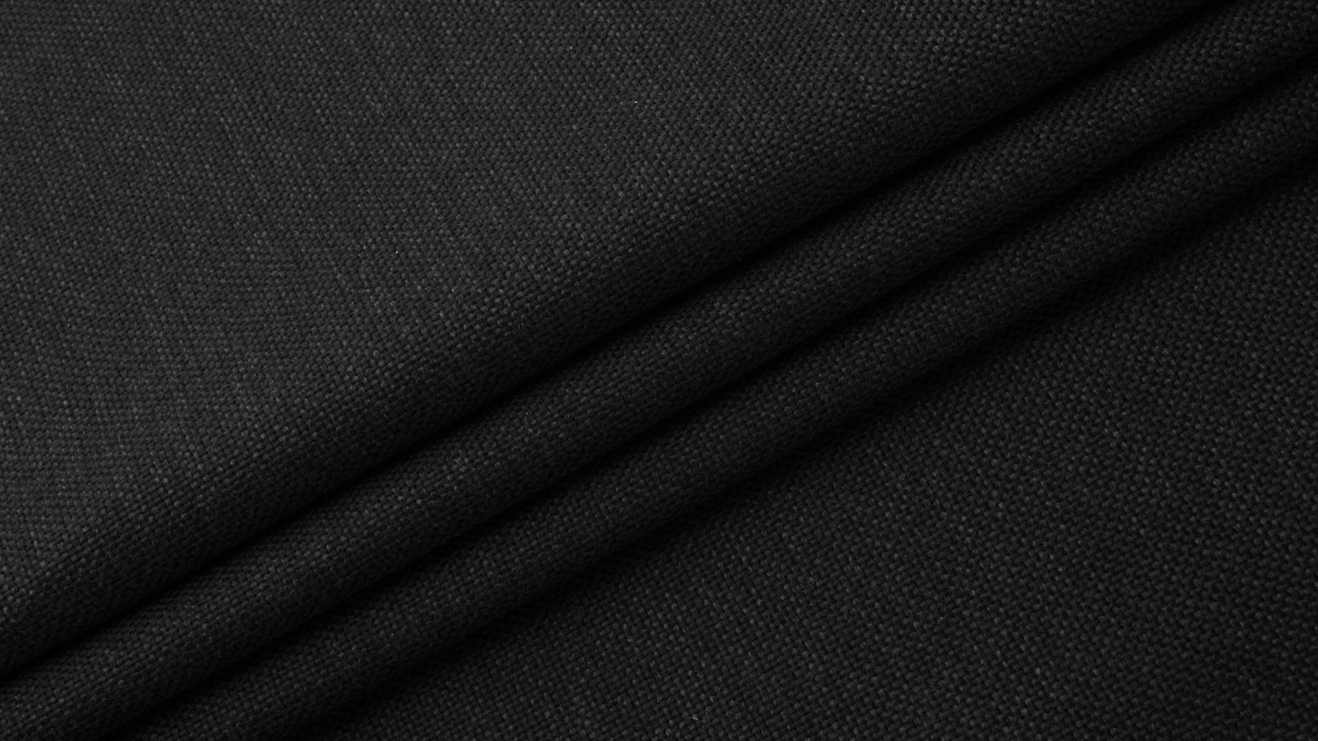 Ткань для мебели Инарис рогожка 100 Черный (2512)