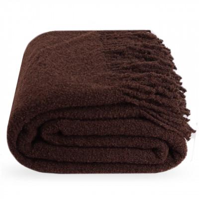 Плед букле 140х200 см Коричневый - фото 1 Плед букле 140х200 см Коричневый - фото 1