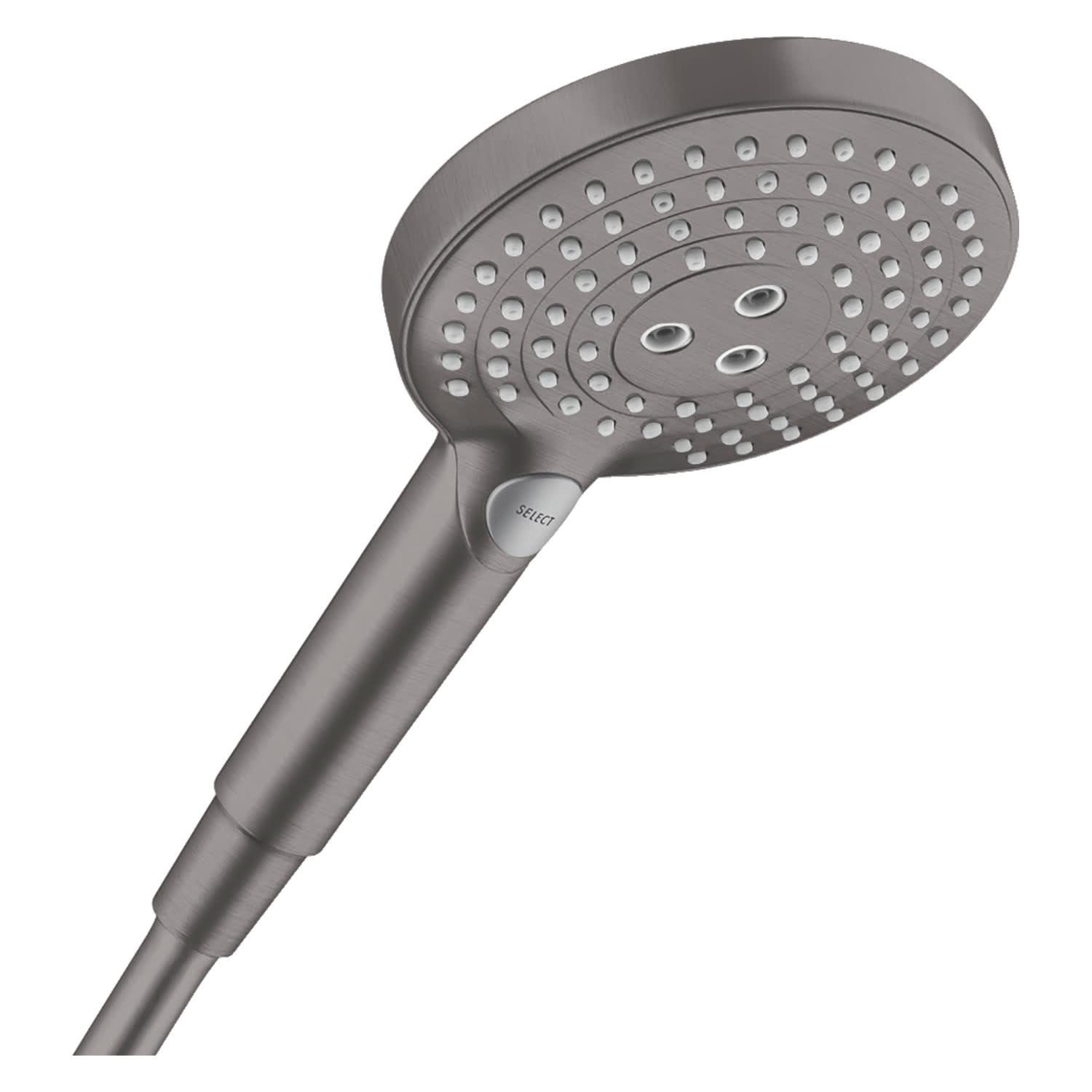 Душова лійка Hansgrohe Raindance Select 26530340 з кнопкою 125 мм Чорний (144205)