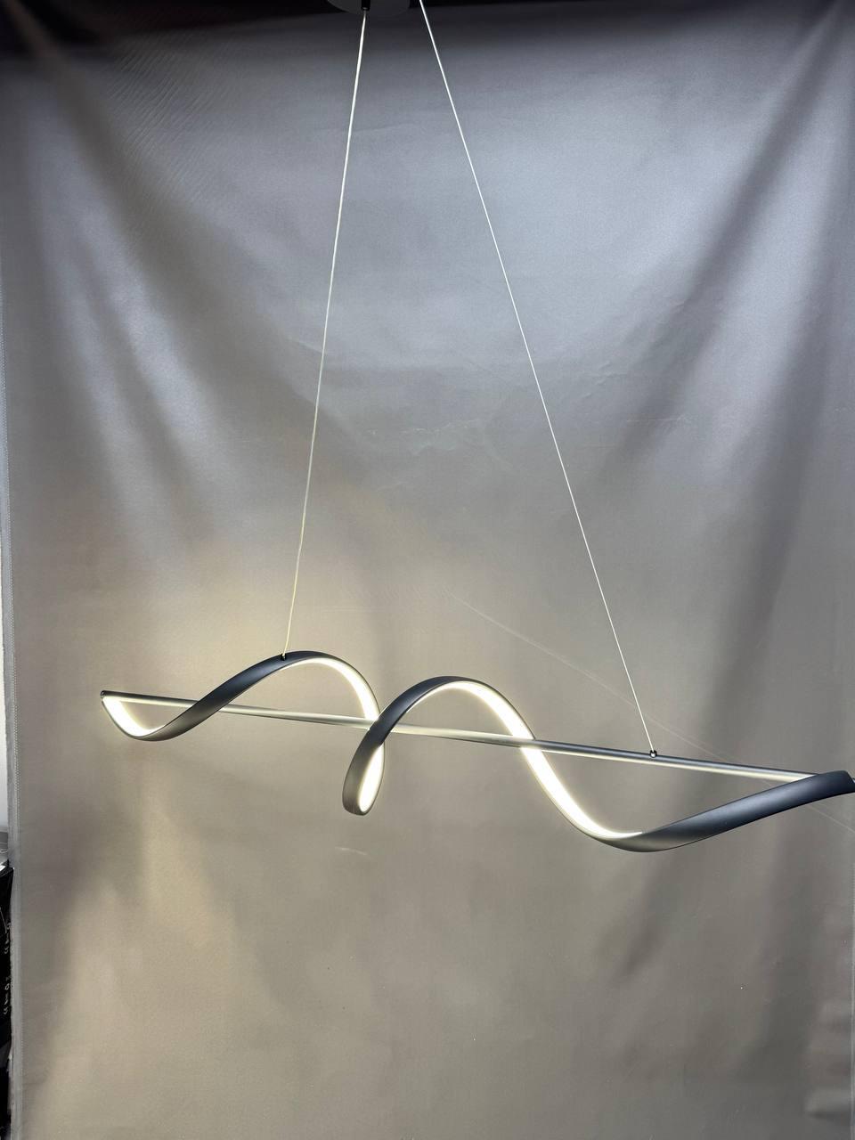 Люстра светодиодная удлиненная Zilini P8119/1200 120W Черный (29755230) - фото 2 Люстра светодиодная удлиненная Zilini P8119/1200 120W Черный (29755230) - фото 2