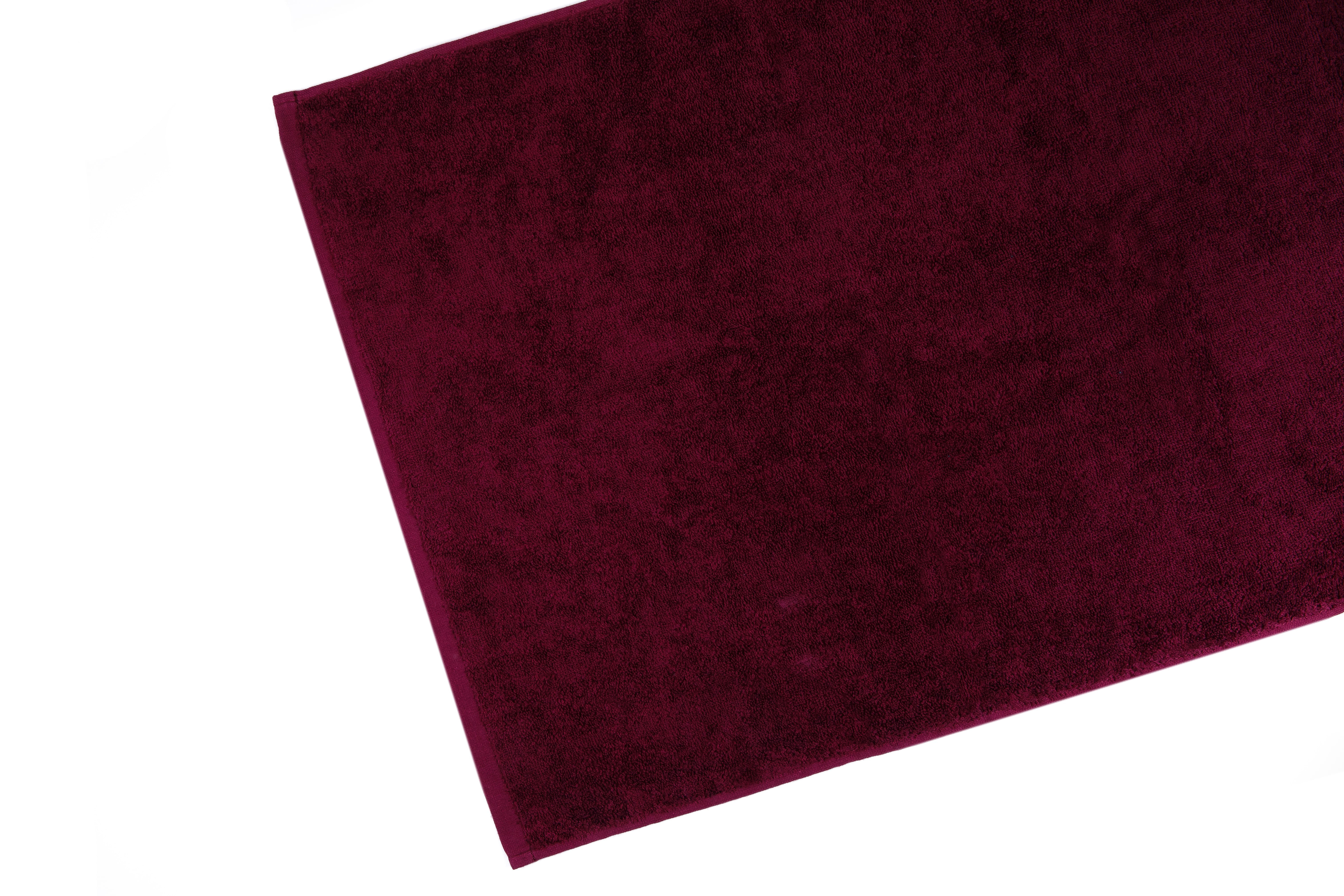 Рушник махровий 50х90см Бордовий