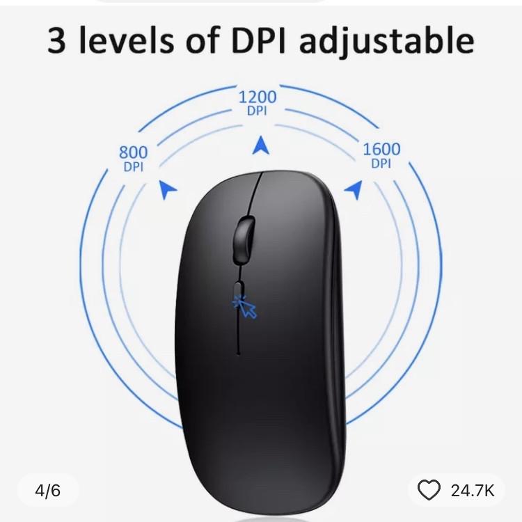 Мышь компьютерная беспроводная Griffin Bluetooth Черный (1765475973) - фото 4