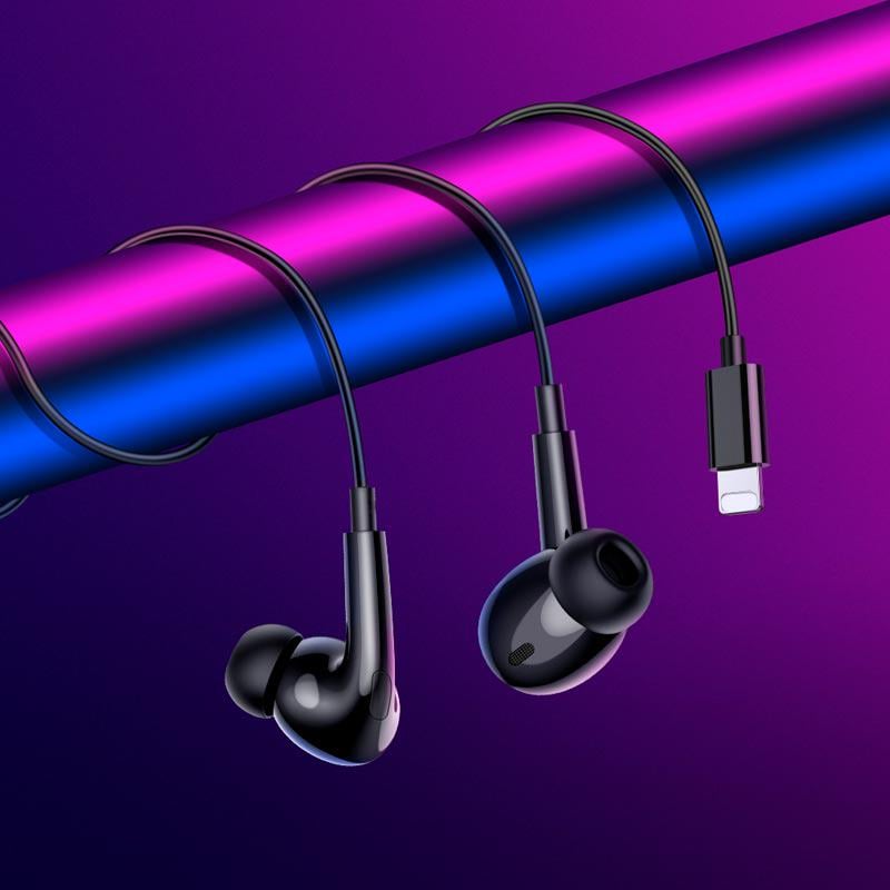 Навушники Hoco M111 Pro Primer digital headset Lightning Black - фото 4
