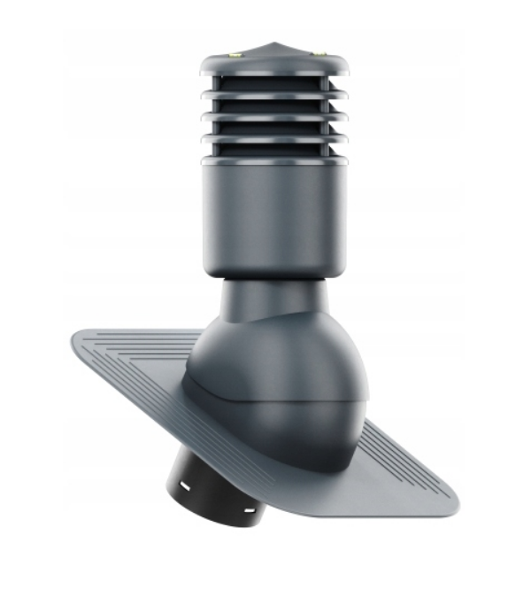 Выход вентиляционный утепленный Kronoplast KPG для битумной черепицы 125 мм Ral 7016 Серый антрацитовый (KPGO 1-9)