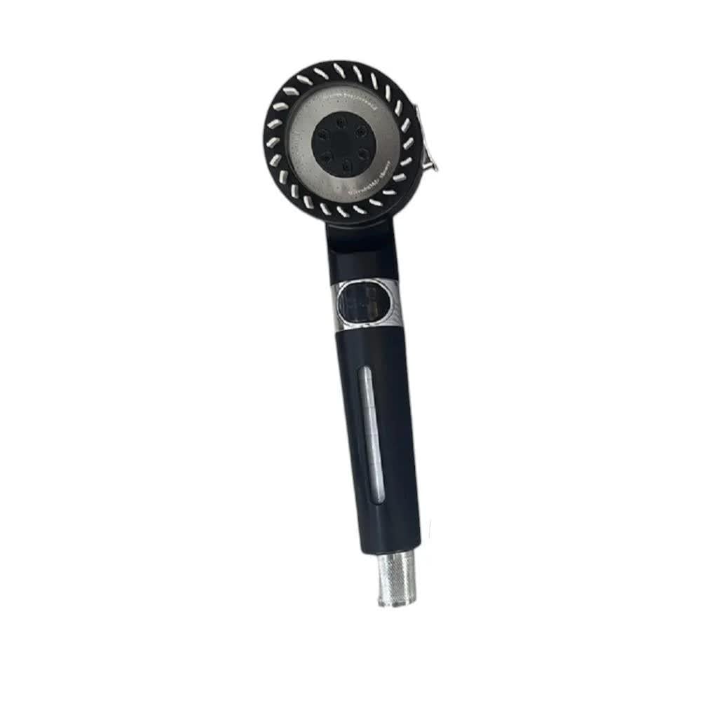 Лійка-насадка для душу масажна Stenson R97272 25,5х9х8,5 см Чорний (30661222)