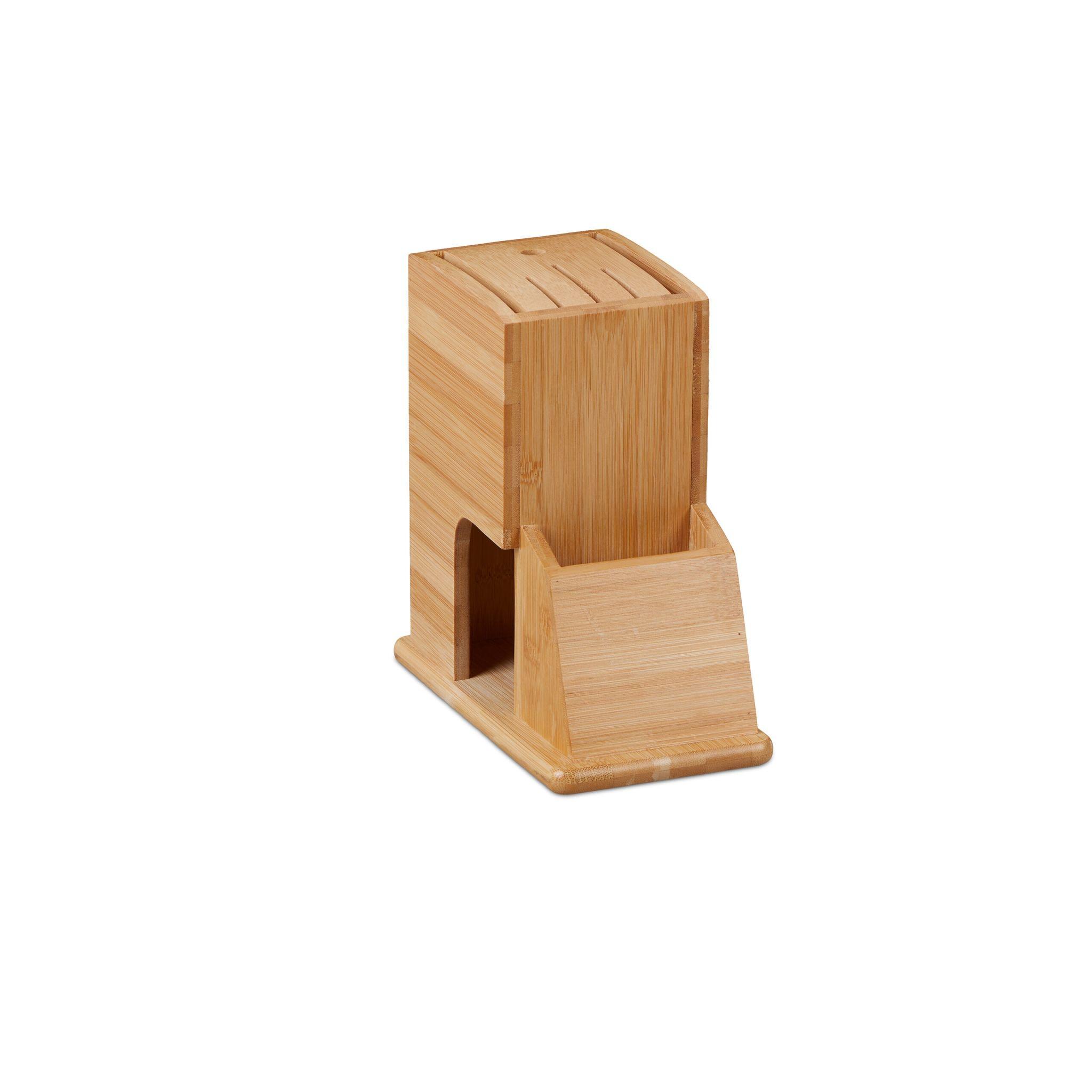 Держатель для ножей Relaxdays из дерева вертикальный (1868773)